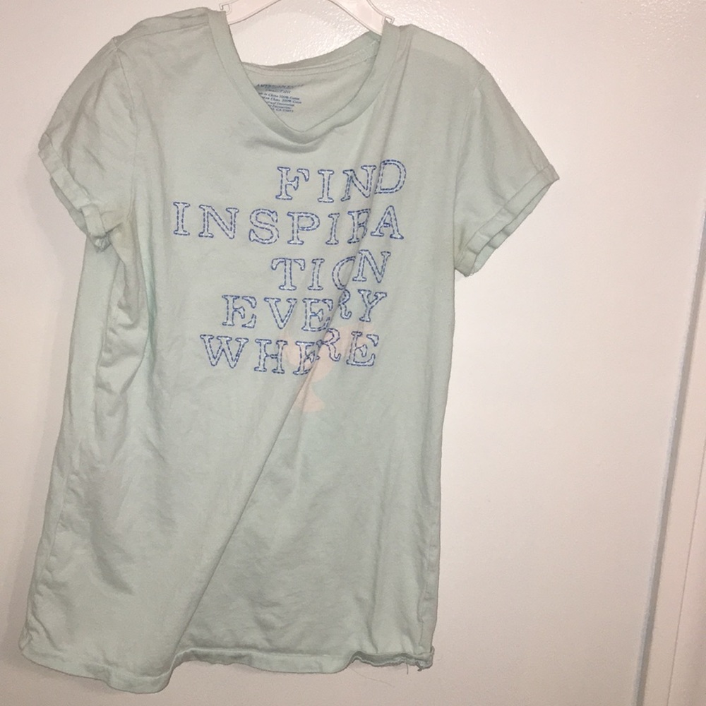 Blue American eagle T-shirt